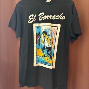 El Borracho Graphic T-Shirt - Black